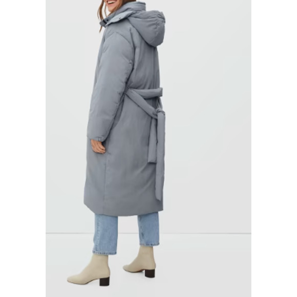 NWT Everlane The Duvet Puffer Coat in Smoke Blue - Picture 12 of 12